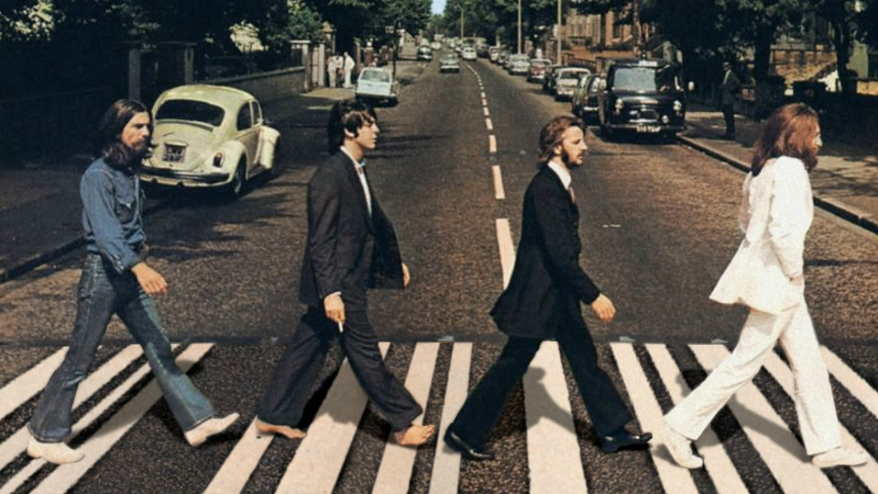 Foto da capa do disco "Abbey Road" (1969), dos Beatles (Reprodução)