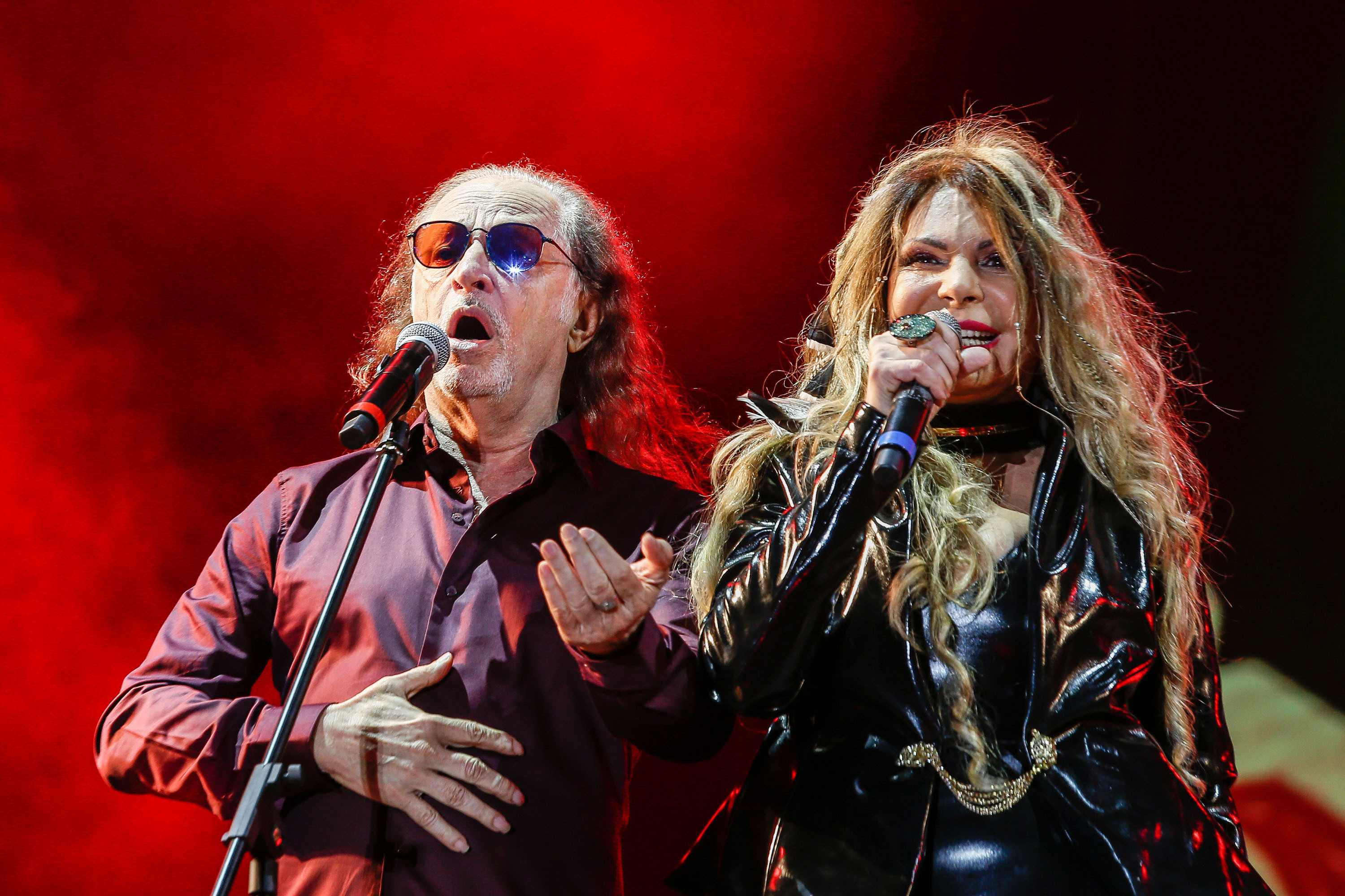 Alceu Valença e Elba Ramalho em apresentação no Rock in Rio 2017 (Marco Antonio Teixeira/UOL)