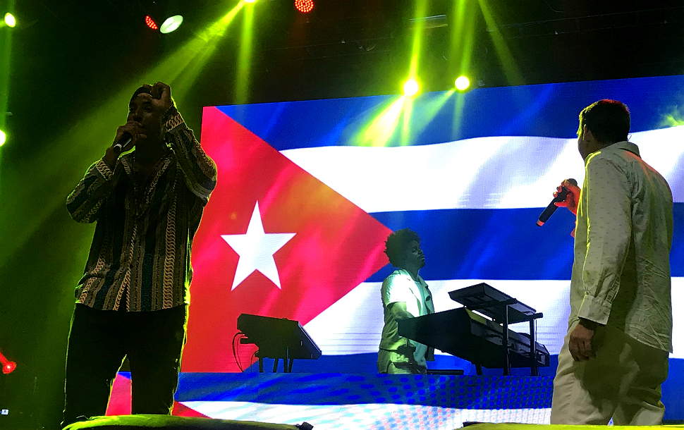 Cubanos do Orishas fazem show no Tropical Butantã em SP (Amon Borges - 13.abr.2019/Folhapress)