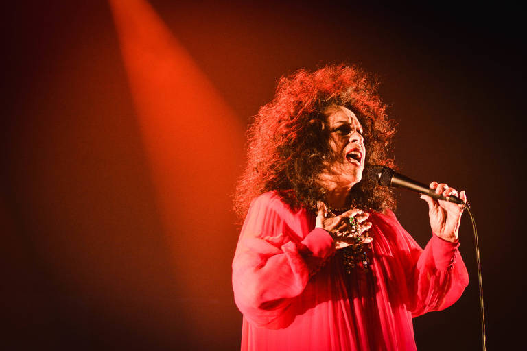 Gal Costa em show da turnê A Pele do Futuro no Vivo Rio, na capital fluminense (Fernanda Piccolo - 7.out.2018/Fotoarena/Folhapress)